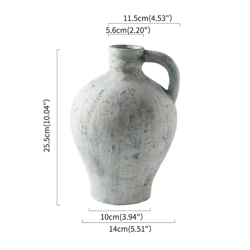 Large Amphora Jug Quality VASE Retro Stoneware Simple