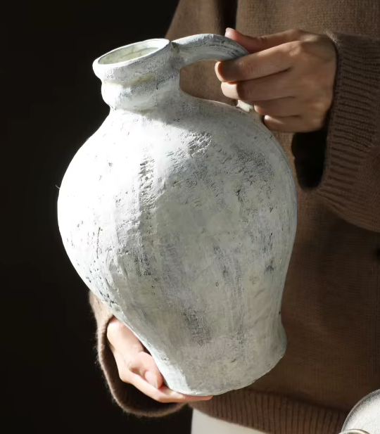 Large Amphora Jug Quality VASE Retro Stoneware Simple