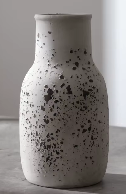 Farmhouse Kitchen Distressed Ceramic Vase