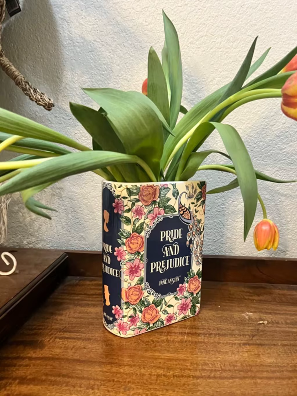 Pride & Prejudice Classic Novelty Book Ceramic Vase
