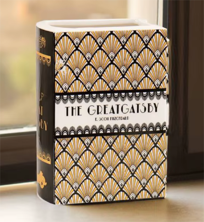 The Great Gatsby Classic Novelty Book Vase