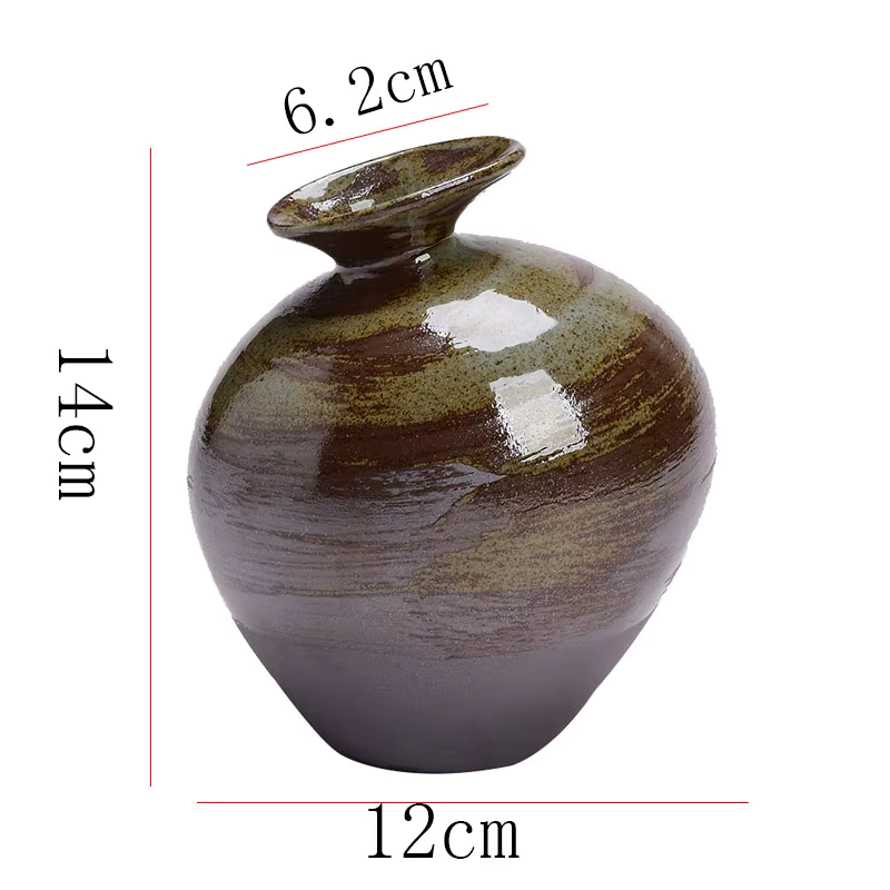 Porcelain Japanese Style Glazed Vase