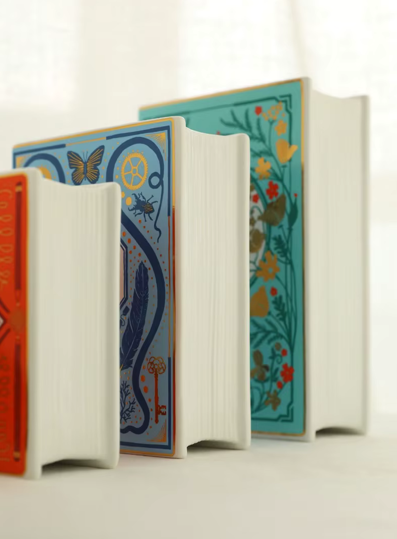 Ceramic Classic Book Vase Small Medium or Large
