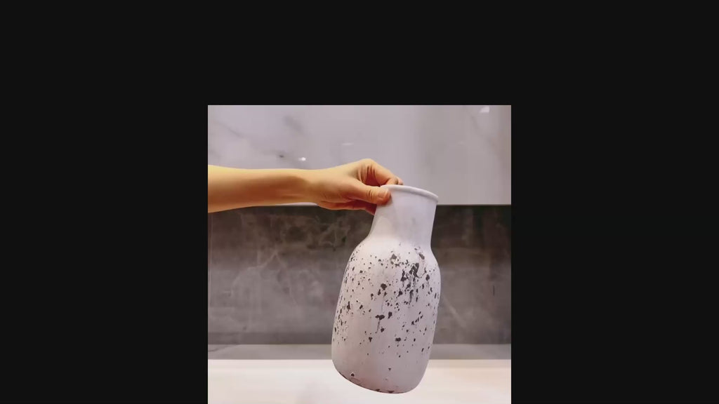 Farmhouse Kitchen Distressed Ceramic Vase