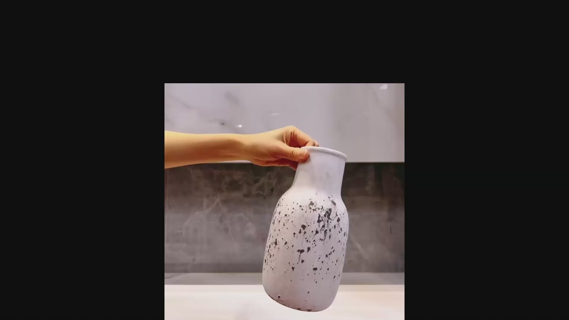 Farmhouse Kitchen Distressed Ceramic Vase