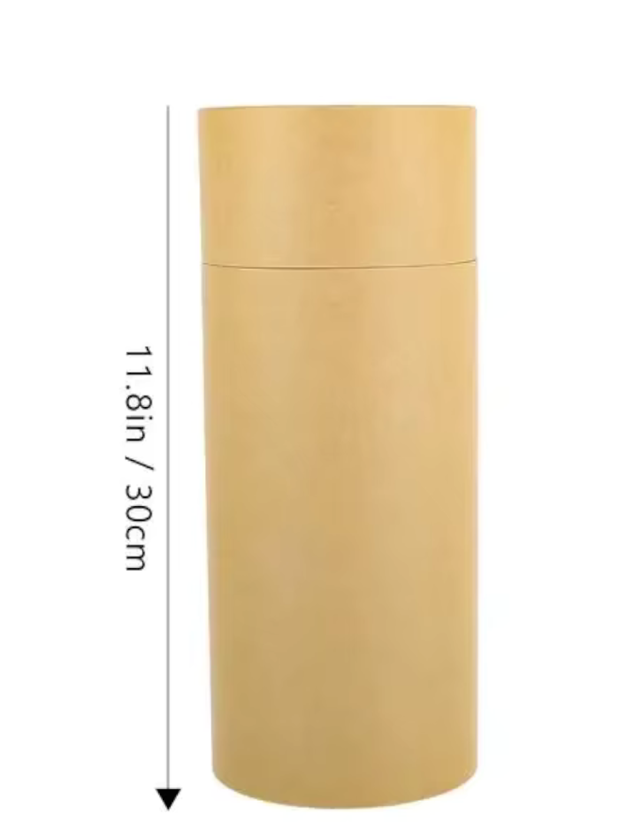 Plain 100% Biodegradable Pet Cremation Urn Ashes